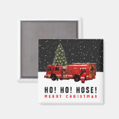 Firefighter Holiday Gifts Magneet (Voorkant / Achterkant)