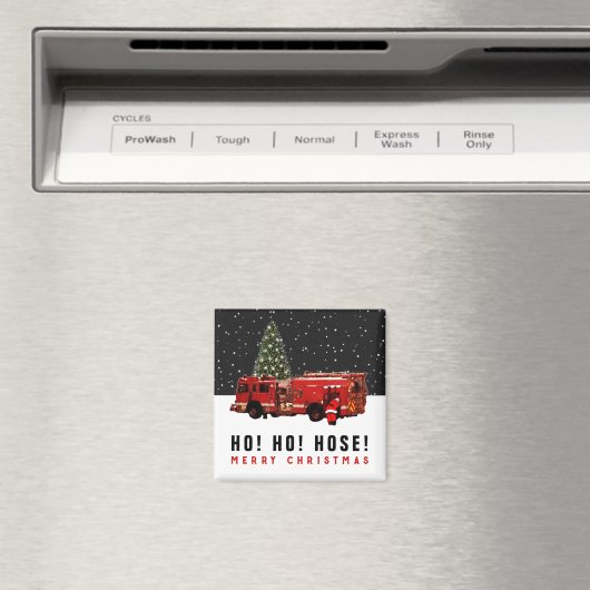 Firefighter Holiday Gifts Magneet (Insitu (Vaatwasser))
