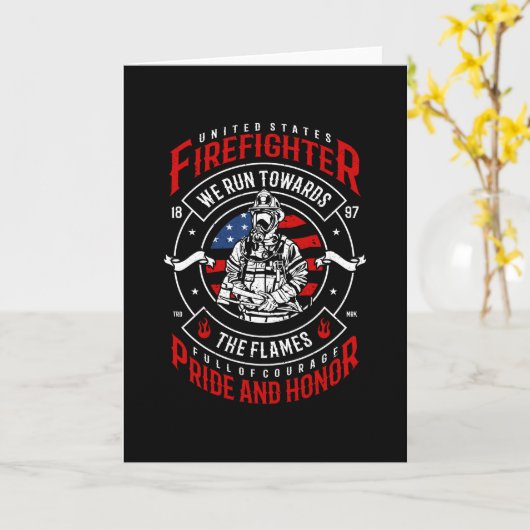 Firefighter Kaart (Gele Bloem)