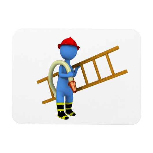 Firefighter Magneet (Horizontaal)