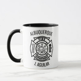 Firefighter Maltese persoonlijke naam Gift Mok