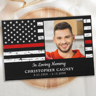 Firefighter Memorial Loving Memory Photo Funeral Gastenboek