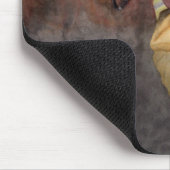 Firefighter Mouse Pad Fireman Watercolor Miranda Muismat (Hoek)