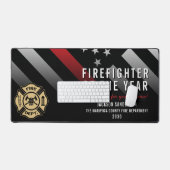 Firefighter of the Year Employee Logo Red Line (Clavier et souris)