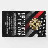Firefighter of the Year Employee Recognition Logo Spandoek (Horizontaal)