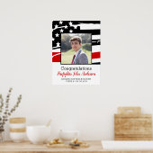 Firefighter Photo Thin Red Line Afstuderen Welcome Poster (Keuken)