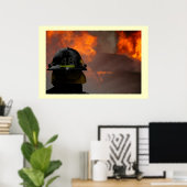 Firefighter Poster (Thuiskantoor)