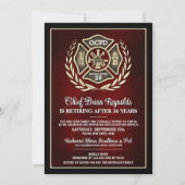 Firefighter Retirement Party Invitation (Devant)