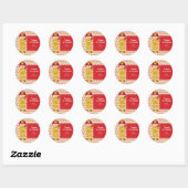Firefighter Ronde Sticker (Vel)