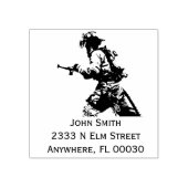 Firefighter Rubberstempel (Afrduk)