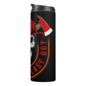 Firefighter Skull Maltese Cross Thermosbeker (Geroteerd rechts)