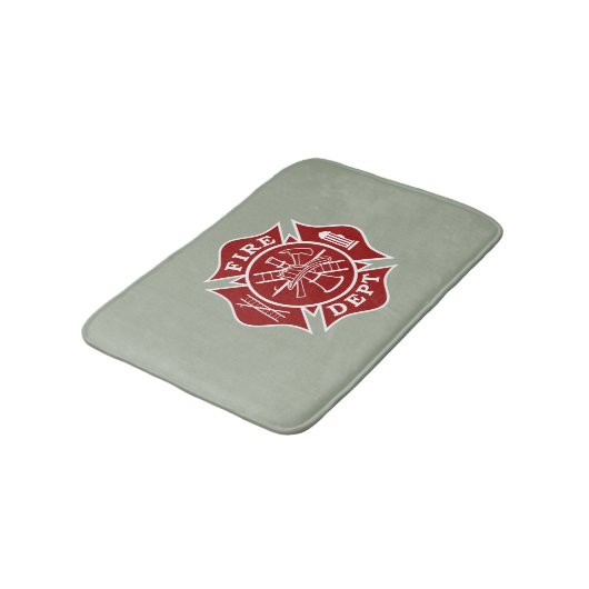 Firefighter Small Bath Mat (Gekanteld)
