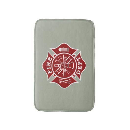 Firefighter Small Bath Mat (Voorkant Verticaal)