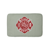 Firefighter Small Bath Mat (Voorkant)