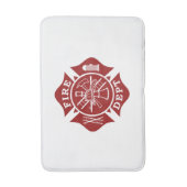 Firefighter Small Bath Mat (Voorkant Verticaal)