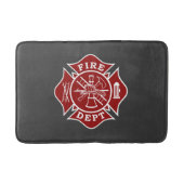 Firefighter Small Bath Mat (Voorkant)
