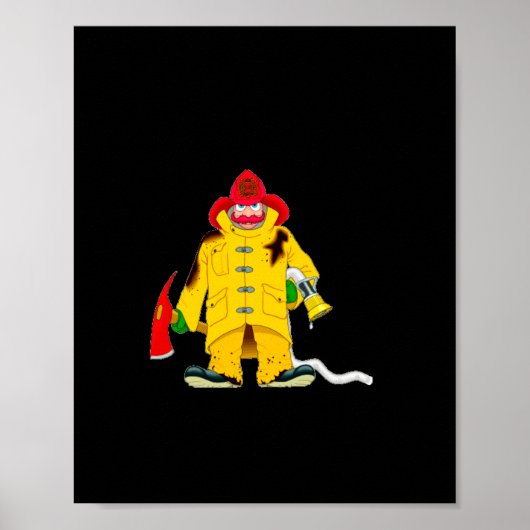 Firefighter Smoke Alarms Dont Save Lives Poster (Voorkant)