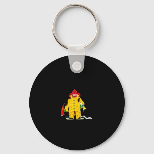 Firefighter Smoke Alarms Dont Save Lives  Sleutelhanger (Voorkant)