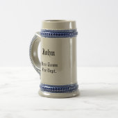 Firefighter Stein - Gepersonaliseerd Bierpul (Voorkant links)