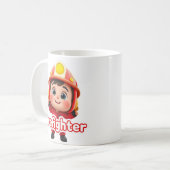firefighter - tasse de pompier (Devant gauche)