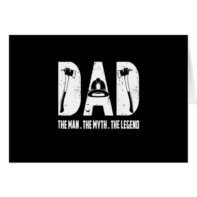 Firefighter | The Man The Myth The Legend (Devant horizontal)