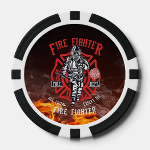 Firefighter Tribute Poker Chips - Brandweerlieden
