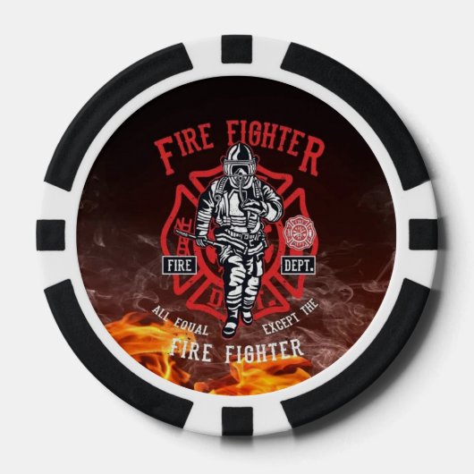 Firefighter Tribute Poker Chips - Brandweerlieden  (Voorkant)