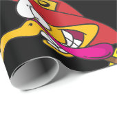 Firefighter Turkey with Hose Cadeaupapier (Rol Hoek)