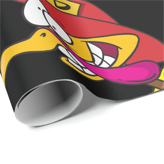 Firefighter Turkey with Hose Cadeaupapier (Rol Hoek)