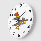 Firefighter Turkey with Hose Grote Klok (Hoek)