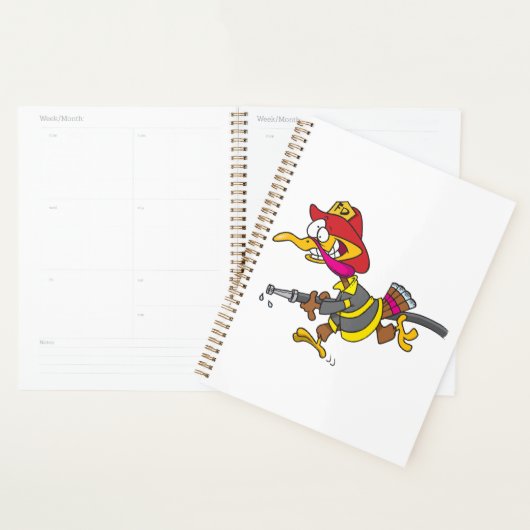Firefighter Turkey with Hose Planner (Display)