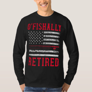 Firefighter Vist retirement VS vlag patriottisch T-shirt
