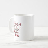 Firefighter Wife Custom Name Mug (Devant gauche)