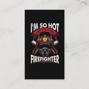 Firefighter Wife Gezegde Hot Fireman Husband Visitekaartje
