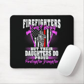 Firefighters Don't Brag - Proud Firefighter Daught Muismat (Met muis)