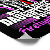 Firefighters Don't Brag - Proud Firefighter Daught Poster (Hoek)