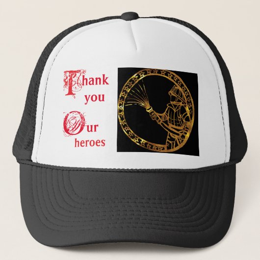 FIREFIGHTERS TRUCKER PET (Voorkant)