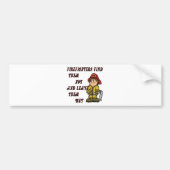 FIREFIGHTERS VINDEN HEN HOE ZIJ WAREN EN VERLATEN  BUMPERSTICKER (Voorkant)