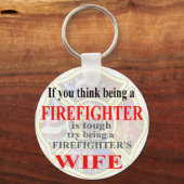 FIREFIGHTERS WIFE- SLEUTELHANGER (Voorkant)