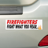 FIREFIGHTERVEILIGHEID BUMPERSTICKER (Op auto)