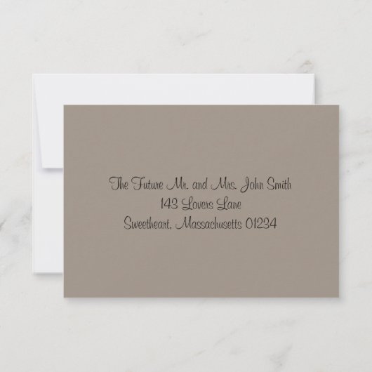 Fireflets carte RSVP & Mason Jar (Dos)