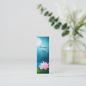 Fireflies cartes de visite Pink Flower Skinny (Debout devant)