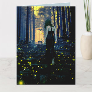 FIREFLIES ÉCLAIRAGE BOGUES CARTES D'ANNIVERSAIRE P