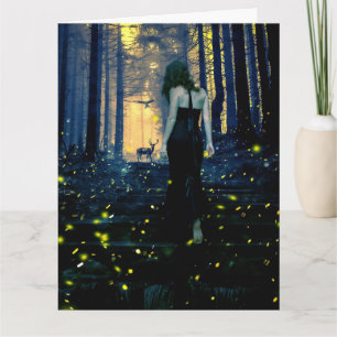 FIREFLIES ET CARTE D'ART POUR FEMME ANNIVERSAIRE S