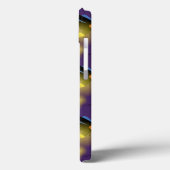 Fireflies Grafisch op Paars Case-Mate iPhone Case (Achterkant / Links)