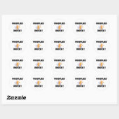 Fireflies Rock Ronde Sticker (Vel)