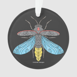Firefly (black) - Acrylic Ornament