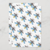 Firefly (blanc) - Carte de voeux (Devant / Derrière)