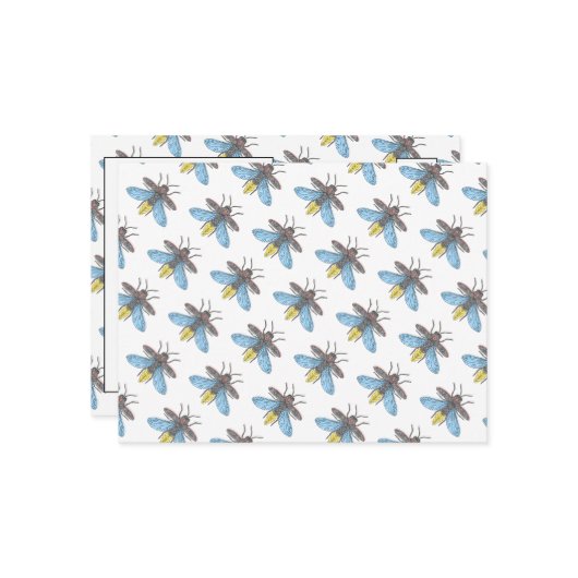 Firefly (blanc) - Carte postale (Devant/Arrière en situation)