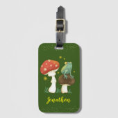 Firefly Frog Prince Personalized Bagagelabel (Voorkant (verticaal))